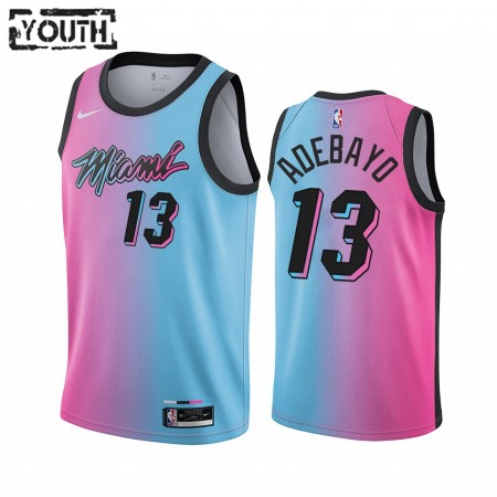 Maillot Basket Miami Heat Bam Adebayo 13 2020-21 City Edition Swingman - Enfant